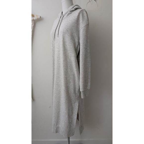 weekday marcie hood sweatshirt midi dress - Picture 3 of 16